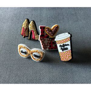 Straw decor slips on tumbler straws leopard print‎